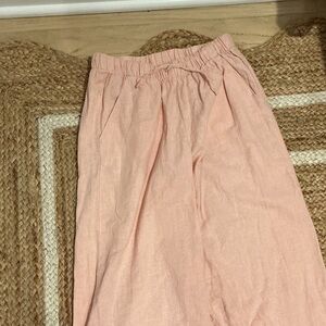 H&M Soft Pink Wide Leg Pants